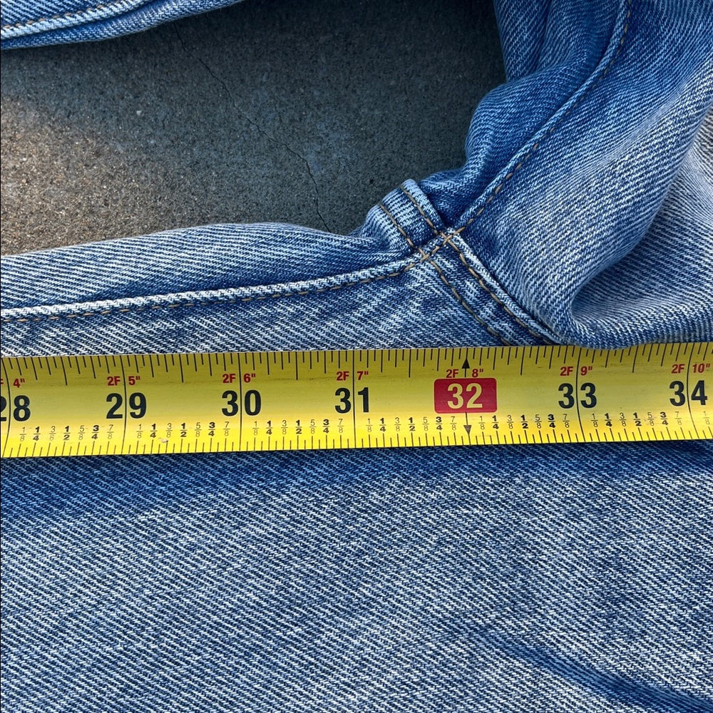 NWT Levi’s Premium Ribcage Wide Leg Jeans w/ Rare Blank Red Tab - Picture 6 of 12